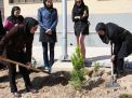 گزارش تصویری مراسم روز درخت کاری در دانشگاه  با حضور ورزشکاران ملی پوش شهرستان شاهرود  